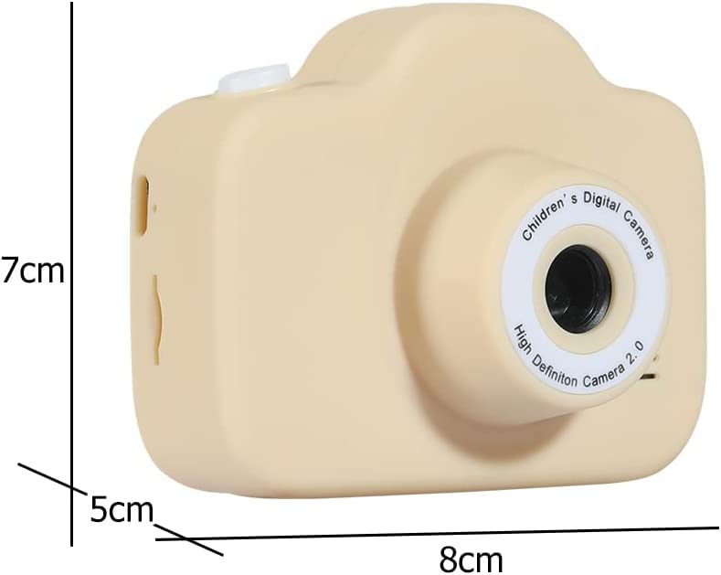 Omibum Cámara Digital para niños, cámara de Juguete HD 1080P, cámara de Video, videocámaras para niños con Pantalla de 2 Pulgadas IPS, Soporte para Tarjeta de 32GB (Gris)
