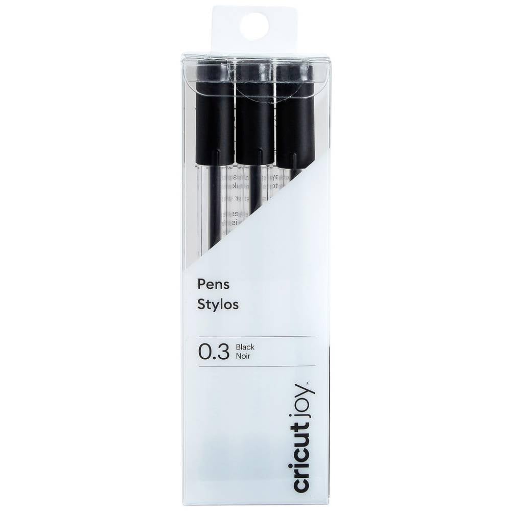 Cricut Bolígrafos para Cricut Joy, Gel y Punta Fina - Negro - Punta extrafina