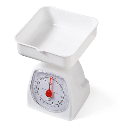 hand2mind 21260 Báscula de plataforma analógica de doble dial, báscula de 5 kg, básculas de cocina, básculas de pesaje, para profesores de primaria, material para profesores, material escolar