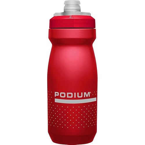 CamelBak Podium Botella de agua para ciclismo, rojo, 621 ml