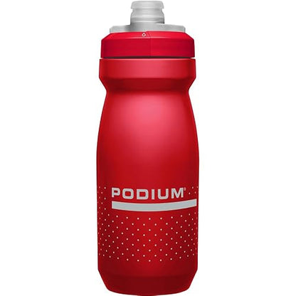 CamelBak Podium Botella de agua para ciclismo, rojo, 621 ml