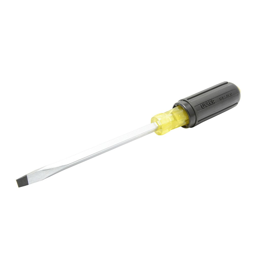 Urrea Destornillador Cushion Grip, Punta Plana, Barra Redonda - 3 - 8" x 12" barra cuadrada