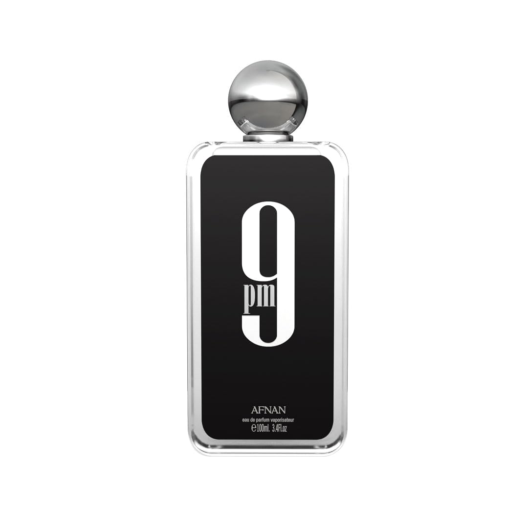 Afnan Agua de Perfume EDP 9PM para Hombres, 100 ml (Paquete de 1) | Paquete de 1