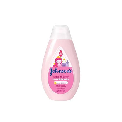 Johnson'S, Acondicionador Infantil Gotas De Brillo 400 Ml