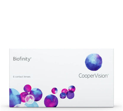 Biofinity XR Lentes de Contacto Mensuales de Hidrogel de Silicona, CooperVision - 7.00