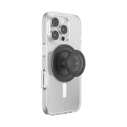 PopSockets - Soporte magnético para teléfono MagSafe, Color Negro | Desmontable, para Kindle, Android, iPhone, con imán, negro, accesorios electrónicos, para iPad/Kindle/iPhone/Android