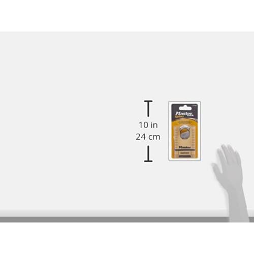 Master Lock, latón, candado, ProSeries Set Your Own Combination Lock, 2-1/4 pulgadas Wide, 1177D