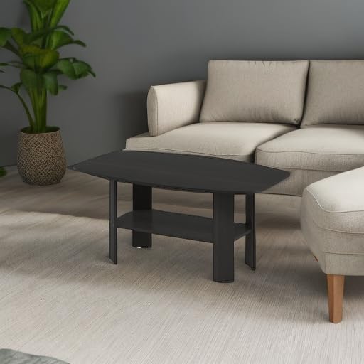 FURINNO 11179CRM - Mesa de Centro de diseño Simple