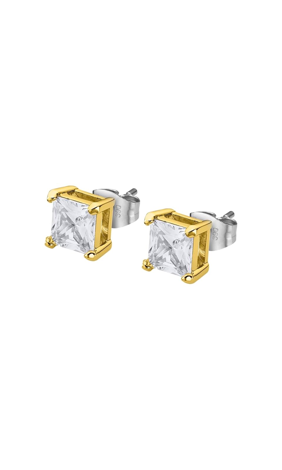Lotus Style Ls2166-4/3 Pendientes Acero Inoxidable 316L, Hombre, Talla Única, Plateado