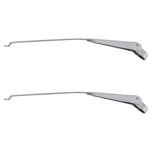 TRQ Juego de par de brazos limpiaparabrisas delanteros | Para Jeep CJ5 CJ6 CJ7 CJ5A CJ6A CJ8 Scrambler