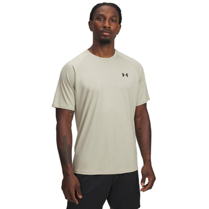 Under Armour Playera de Entrenamiento Cuello V para Hombre - CH - (290) Base Caqui - Negro