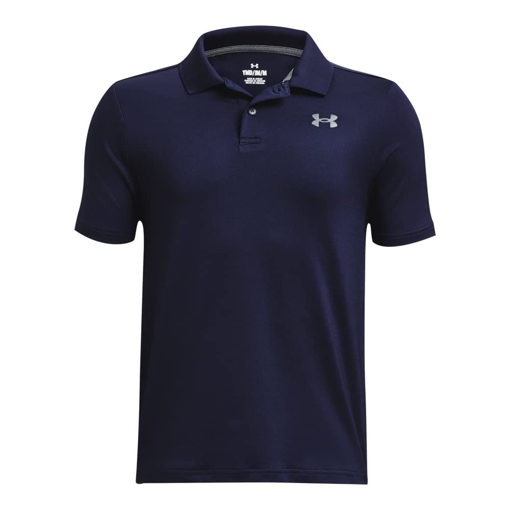 Under Armour 1377346 Polo de Golf Performance de Niño - Azul Marino - M