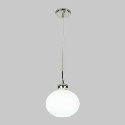 Tecnolite Lámpara Colgante, Base E27, Luz Colgante de Techo Moderno, Cristal Opalino, 100 - 240 V,