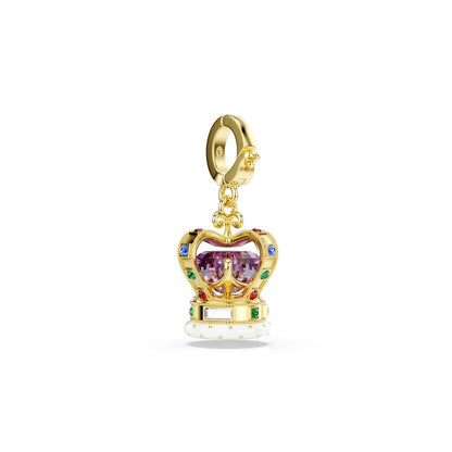 Charm Minions Crown, Tallas mixtas, Lilas, Acabado en oro de 18 quilates