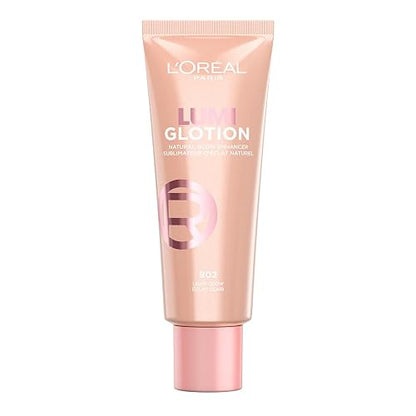 L'Oréal Paris Lumi Glotion Iluminador Hidratante Multiusos para Rostro y Cuerpo, Hidrata e Ilumina al Instante, Acabado Luminoso Natural, Textura Ligera, Apto para Pieles Sensibles, Tono Light Glow
