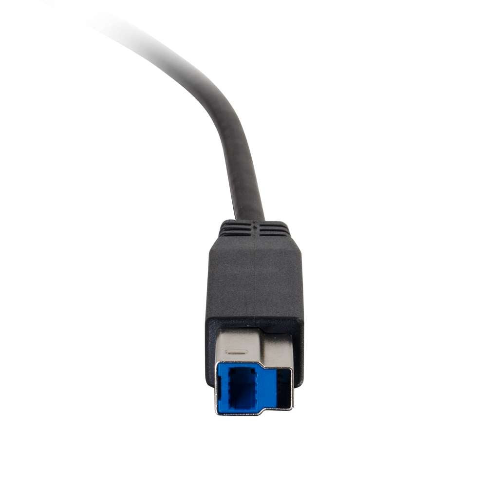 C2G 28867 USB 3.0 (USB 3.1 Gen 1) USB-C to USB-B Cable M/M (10 Feet) Thunderbolt 3, Tablet, Chromebook Pixel, Samsung Galaxy TabPro S, LG G6, Macbook