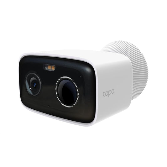 TP-Link Cámara de Vigilancia WiFi TC80 - Cámara de Seguridad Exterior Inalámbrica - Full HD 1080p - Visión Nocturna a Color - Detección de Personas con IA - Batería Recargable - Protección IP65
