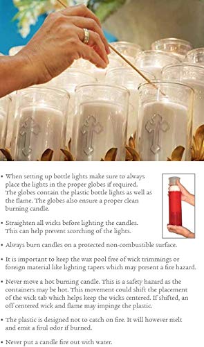 Root Candles - Vela de Cristal para meditación, diseño de 7 días, Transparente
