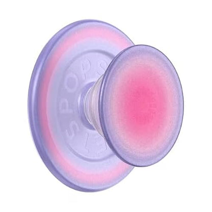 PopSockets - Empuñadura para teléfono MagSafe con Soporte, Soporte magnético, Parte Superior Intercambiable, sujeción Segura para iPhone MagSafe, Agarre para teléfono y Tablet, Bonitos enchufes, Rosa