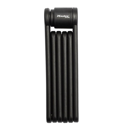 Master Lock - Cerradura plegable de acero endurecido negro con llave, cerradura antirrobo resistente para , scooters eléctricos, 84 cm x 3,5 mm, 8335EC