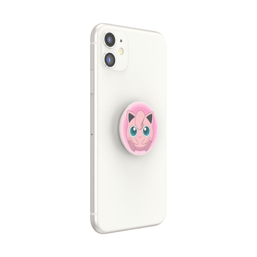 PopSockets - Empuñadura para teléfono con Soporte expandible, Agarre calcomanía, Pokemon, Lindos PopSockets - Jigglypuff Ombre