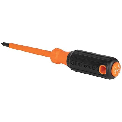 Klein Tools 85076INS Juego de destornilladores aislados con destornillador de 1000 V, (3) Phillips y (2) puntas ranuradas y cuadradas, 6 piezas