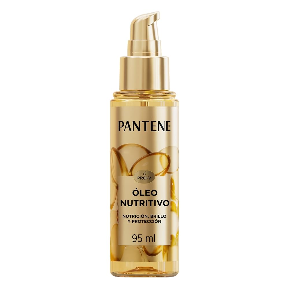 Pantene Aceite Para Cabello Nutre, Protege, Da Brillo Y Antifrizz Con Provitamina B5 95 ml