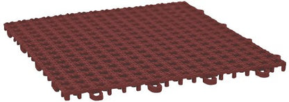 DuraGrid DNSGRY estera antideslizante, 30,48 cm x 30,48 cm por 1/5,08 cm, gris - Brick Red
