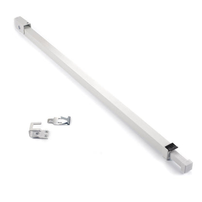 Ideal Security Inc. sk110 W Patio puerta barra de seguridad, color blanco, Blanco