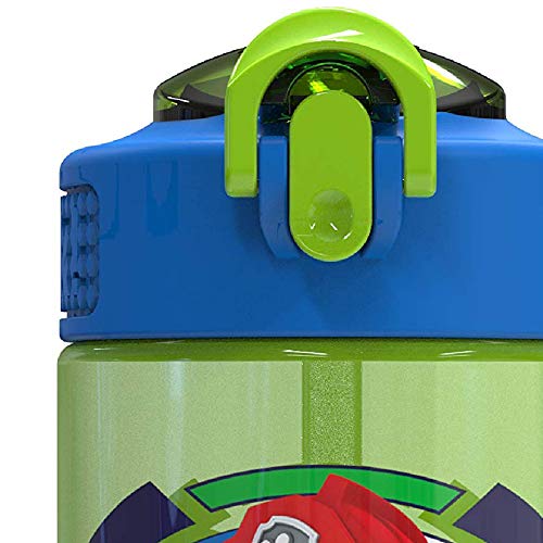 Zak Designs PWPL-T120 Paw Patrol Water Bottles, 16 oz, Rocky, Rubble & Chase