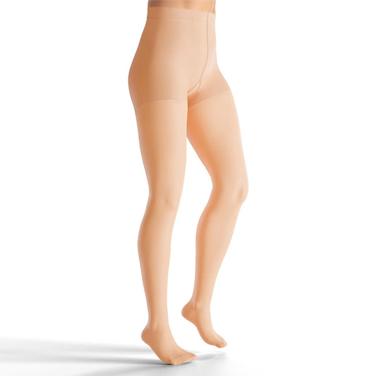 JOBST Ultrasheer Medias de compresión, Media 20-30mmHg, Pantimedia, Talla L | Punta cerrada, Color Natural, Compresión de Grado Médico