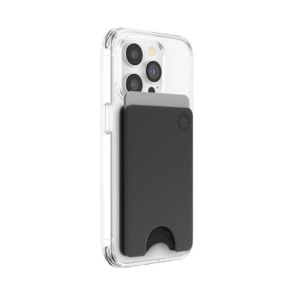 PopSockets PopWallet: portafolios extraíble y reposicionable, Color Negro