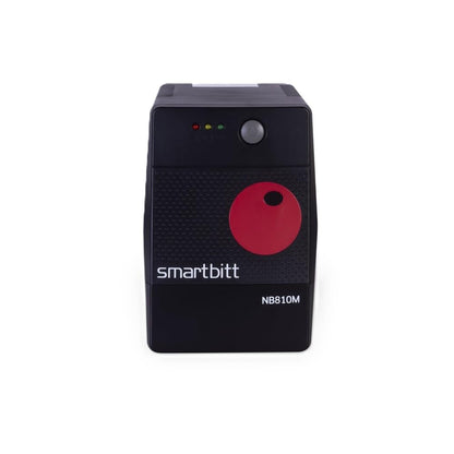 Smartbitt No Break Interactivo de 810 VA / 405 W con 6 Contactos, Negro, SBNB810M