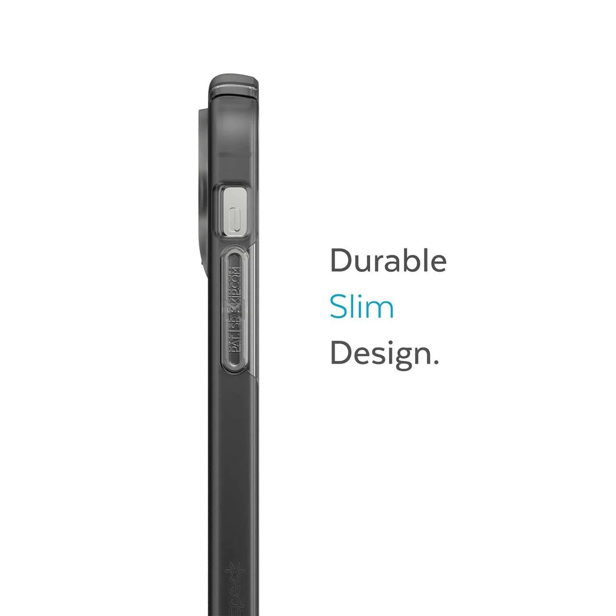 Speck Presidio Perfect Mist Funda con MagSafe Compatible con iPhone 14 Pro MAX, Protección Caídas 4m, Resistente a Rayones, Protección Antimicrobiana - Negro