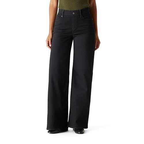 Levi Strauss Signature Gold Totally Shaping Ultimate Pull-on Wide Leg Jeans (Also Available in Plus) Jeans Mujer