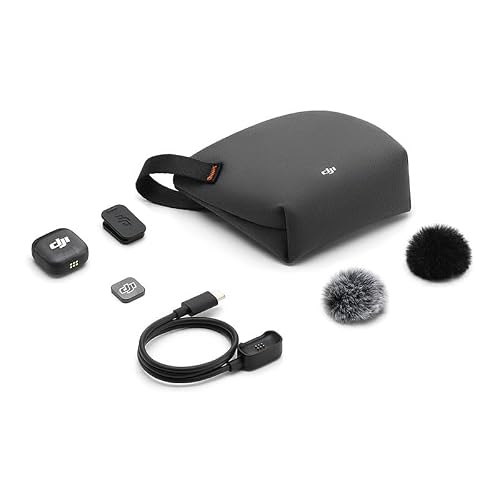 Transmisor DJI Mic 3, Micro inalámbrico Mini para iPhone/cámara/Android | Ligero e intuitivo, micrófono lavalier, flotante de 32 bits, código de tiempo integrado, vlog, entrevistas y streaming