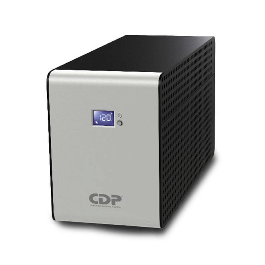 CDP R-Smart 1210 No Break Inteligente 1200Va/720W, 10 Contactos, Pantalla LCD, Braker, Puerto USB, Respaldo de Ba, Blanco