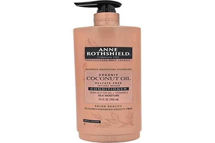 Anne Rothshield Shampoo Organic Coconut Oil 700 Ml + Acondicionador Organic Coconut Oil 700Ml
