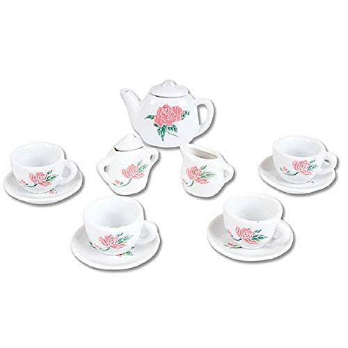 Rhode Island Novelty Toy Ceramic Tea Set, 13-Piece