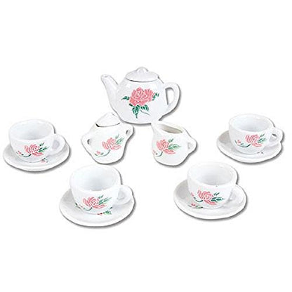 Rhode Island Novelty Toy Ceramic Tea Set, 13-Piece