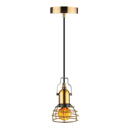 Tecnolite - Lámpara Colgante de Metal, 1.50 m de Altura, Potencia Máxima 60 W, Base E27, No incluye foco