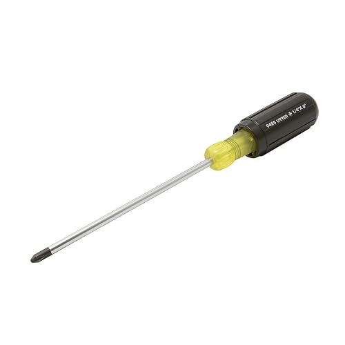 Urrea 9485 Destornillador con mango cushion grip, punta Phillips barra redonda #2 x 6"