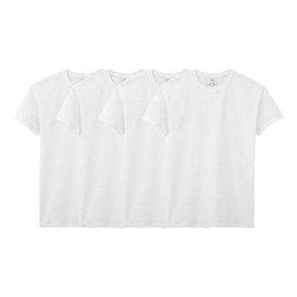 Fruit of The Loom Playera para Hombre, 100% Algodón, 4 Piezas