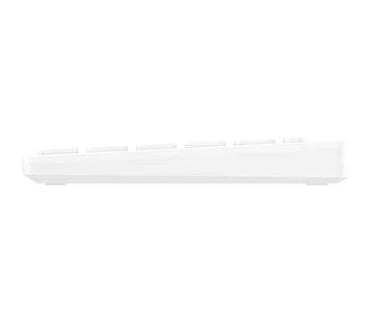 HP Teclado Inalámbrico 350, Conectividad 10 Metros, 2.4 GHz, en Español, Windows/Mac OS, Multi-Dispositivo, Blanco (692T0AA)