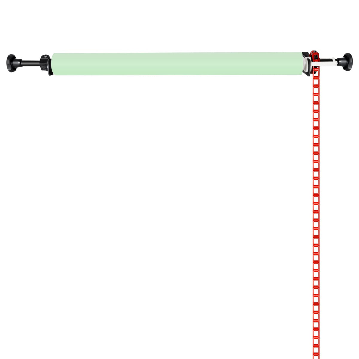 Neewer® Fotografía Single Rodillo Pared Montaje Manual Rasfondo Apoyo Sistema, Incluye Dos(2) Single Gancho, Dos(2) Barras de Extensión, Uno(1) Cadena, Ocho(4) Pinzas Tornillos