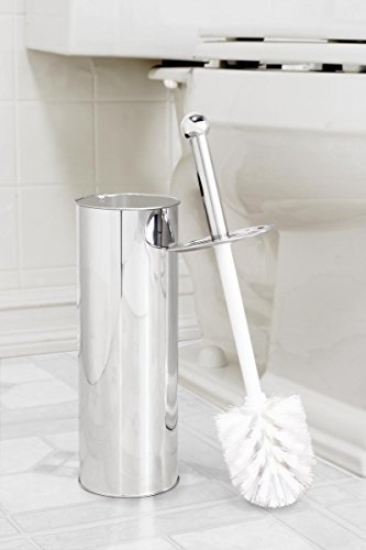 Bath Bliss - Cepillos de Inodoro de Acero Inoxidable, Resistentes a la corrosión, 1 Paquete, satén