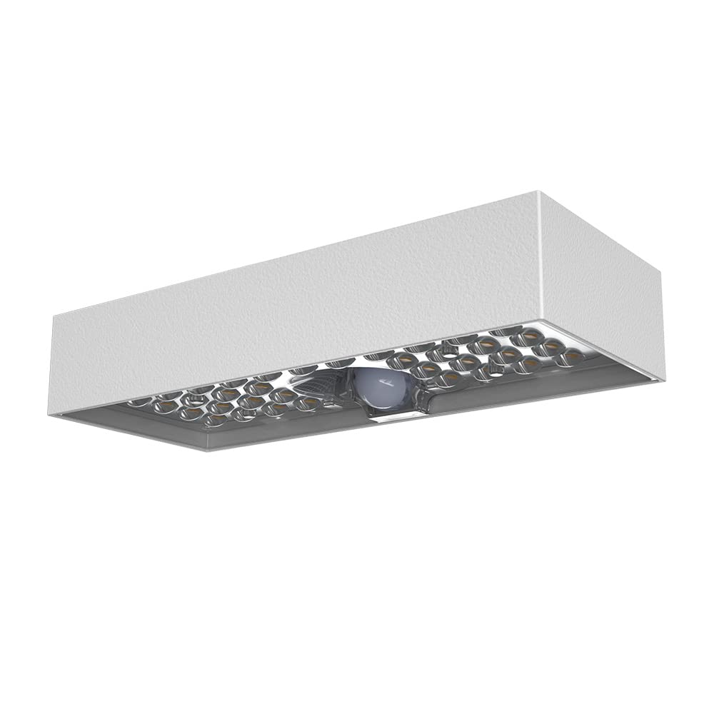 Tecnolite Lámpara Solar Arbotante LED 6W - Tecnolite, Luz de Día, Modos de Luz, Batería Integrada, Sensor de Movimiento, IP65 - IK06