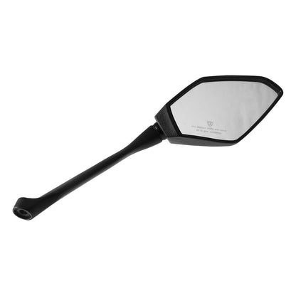 Italika F10010304 Espejo Derecho con Isotipo y Leyenda, Negro