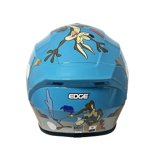 Casco Modular - DC - Visor Anti Baho Motocicleta Marca Edge - Visor Doble ANTIVAHO Certificado Dot Moto - Cascos Motocross Pegatina Pegatinas Protector Mujer Hombre