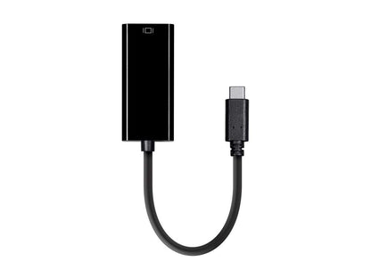 Monoprice USB-C to Mini DisplayPort Adapter - Black Network Adapter, RJ45 - Select Series